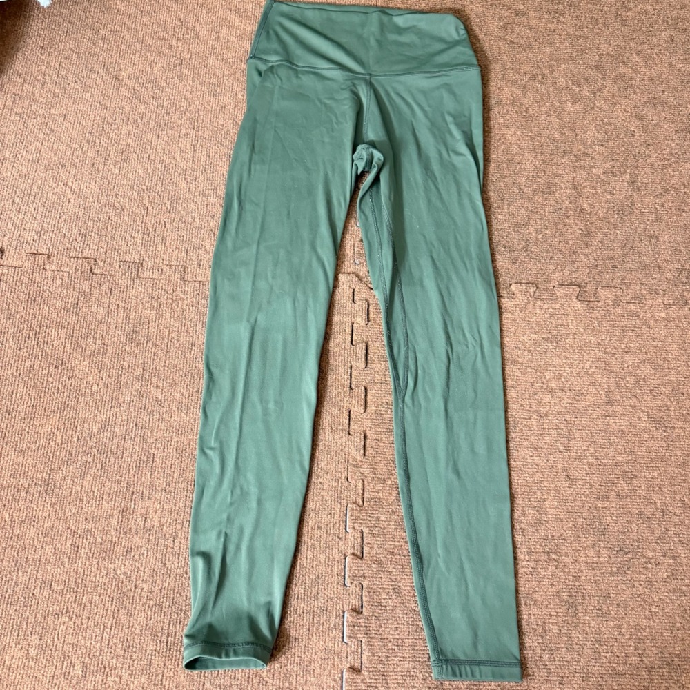 Colorfulkoala Womens High Waisted Full Length Yoga Leggings Sage Green Size M